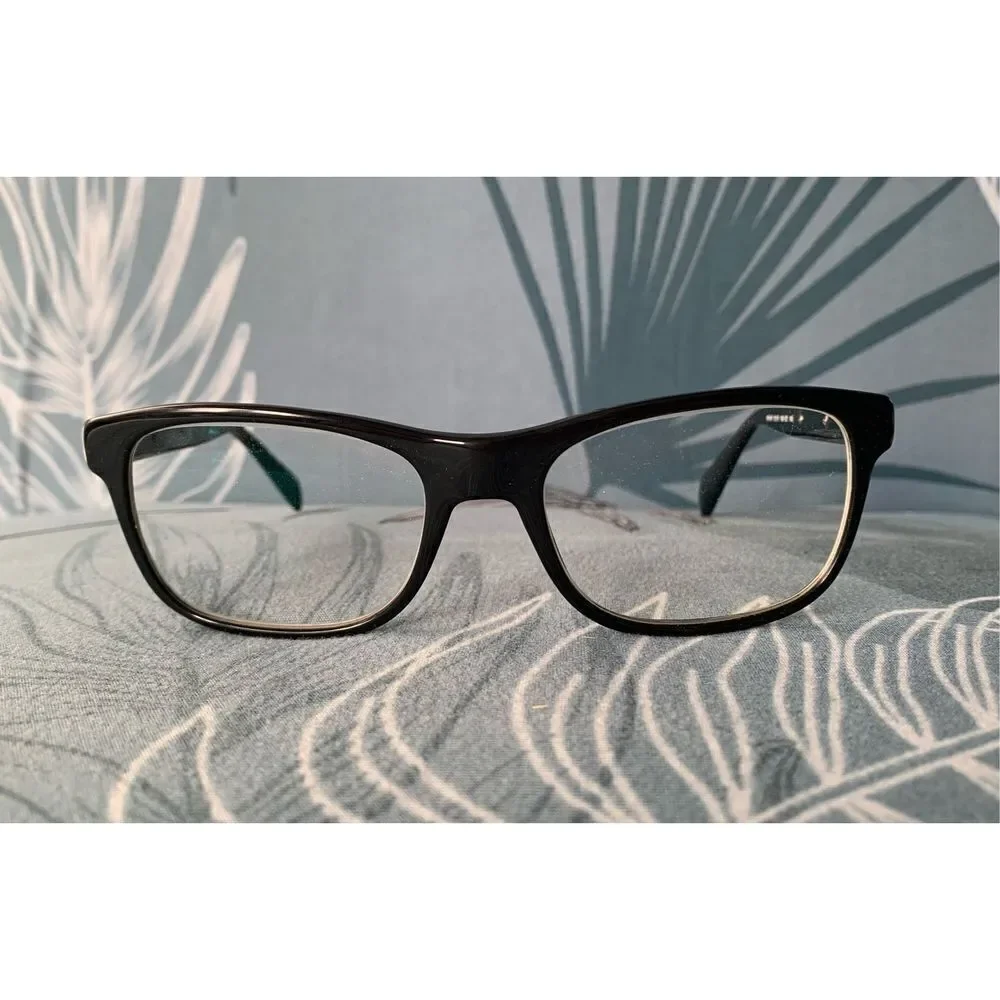 Prada VPR 19P 1AB-1O1 Black Eyeglasses Frames 53-18-140 GLASSES & HARD CASE